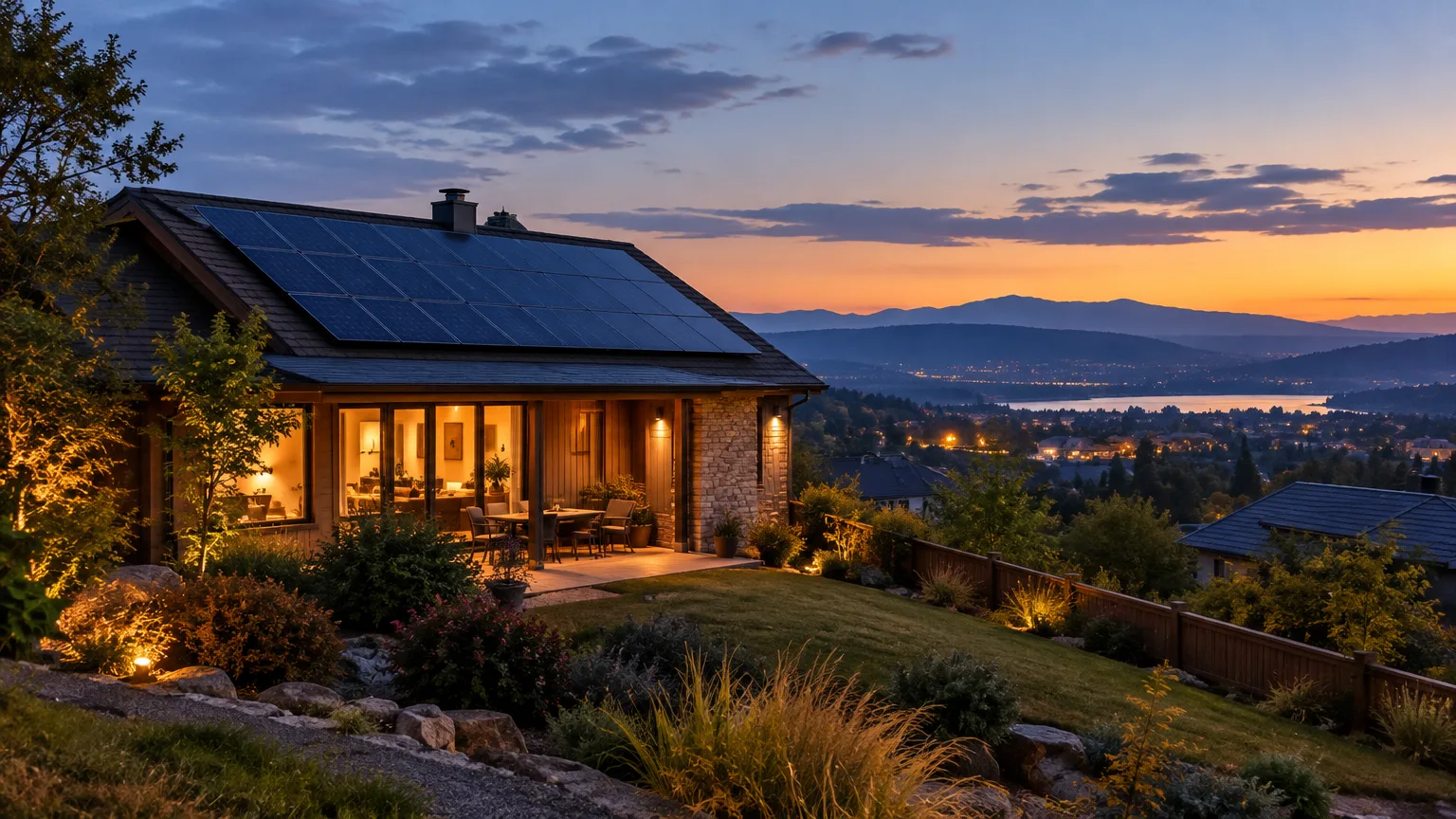 Illustrative image: solar panel personal loan