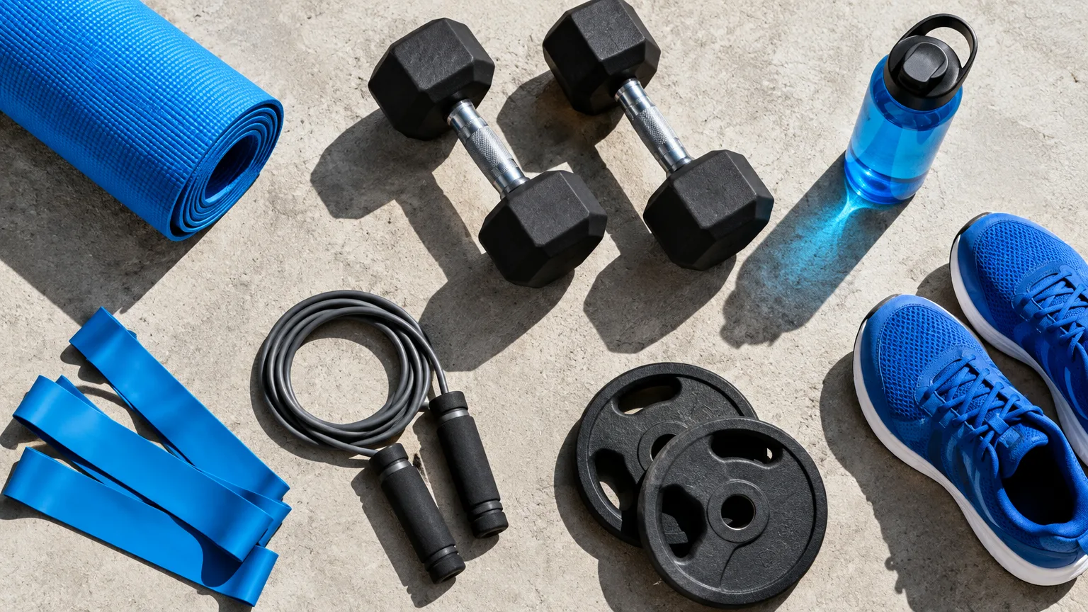 Illustrative image: beginner strength training